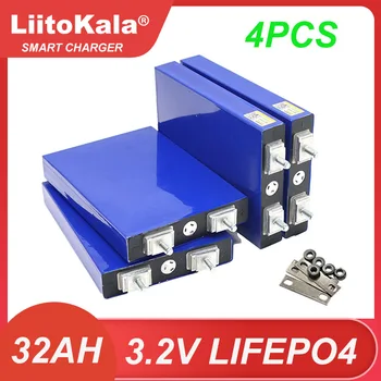 4шт LiitoKala 3,2 V 30AH 5C Батерия LiFePO4 Литиева за 