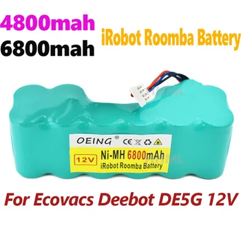 Батерия за Прахосмукачка 12 6800 мА/ч, за Ecovacs Deebot DE5G DM88 901 902 610 Батерия За Робот-Прахосмукачка, Аксесоари