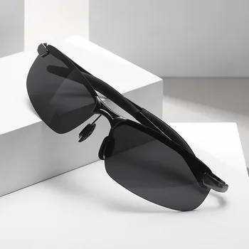 Поляризирани слънчеви очила Aoron, мъжки / женски, на слънчеви очила за шофиране, очила в метални рамки, слънчеви очила с UV400 с антирефлексно покритие на едро