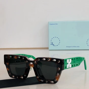 Най-добрите предложения от OERI026, Слънчеви очила за мъже, модерен дизайн в титановом стил, слънчеви очила за жени с предавателна
