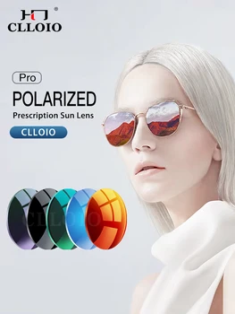 CLLOIO Поляризирани лещи 1,56 1,61 1,67 Късогледство далекогледство слънчеви очила лещи с рецепта CR39 смола асферичните лещи за очила с антирефлексно покритие