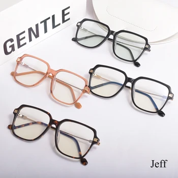 НЕЖНО Джеф женски мъжки слънчеви очила за четене с антисиневыми лещи в рамки за очила по рецепта за мъже и жени с оригинален лого