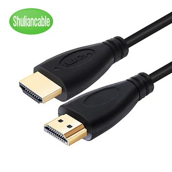 Shuliancable HDMI Високоскоростен кабел Позлатени Съединители Male-Male Кабел 1 м на 1,5 м, 2 м, 3 м и 5 м за HD TV XBOX, PS3 компютър