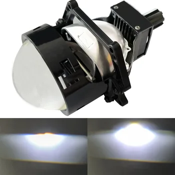 Автомобилни БИ led Светлини С Двойна Оптика Проектор, Неразрушающая Двойна Лампа, Чаша 60 W 2,5 