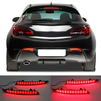 2 бр. Led Рефлектор Задна Броня Задни Led Стоп светлина Заден Ход За Opel Vauxhall За Astra J 2009-2015 Автомобилни Аксесоари