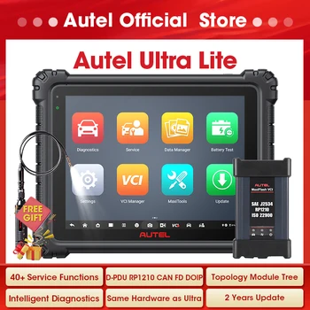 Autel MaxiCOM Ultra Lite е най-Добрият Автомобилен Диагностичен Скенер ECU Програмиране MaxiFlash VCI Интелигентна Диагностика PK Ultra MS909