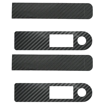 2X Панел Електрически Скутер От Въглеродни Влакна, Водоустойчива устойчива на плъзгане Фолио, Стикер На Ускорител За Xiaomi Mijia M365 Pro
