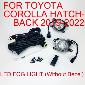 Комплект фарове за мъгла, Фаровете, Предната Броня Led За Хечбек на Toyota Corolla 2019 2020 2021 2022 Дясна + Лява Страна на Прозрачни Лещи (Без рамка)
