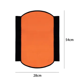 Практичен защитен калъф за батерията, E-Bike дебелина 5 мм и 52,5 см с регулируема защита на батерията Черно + оранжево прахоустойчив